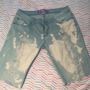 Ripped shorts
